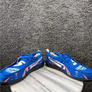 Hey Dude NASCAR Kyle Larson #5 Wally Electric Blue Men\'s Slip On Shoes HeyDudes Hey Dude | Shoes | Hey Dude Nascar Kyle Larson 5 Wally  main image 3